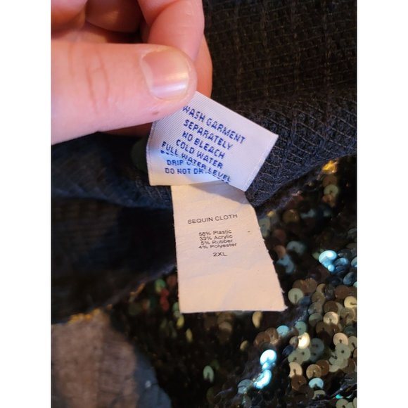 Varsity spirit fashions green sequin corset vest? - Picture 5 of 6